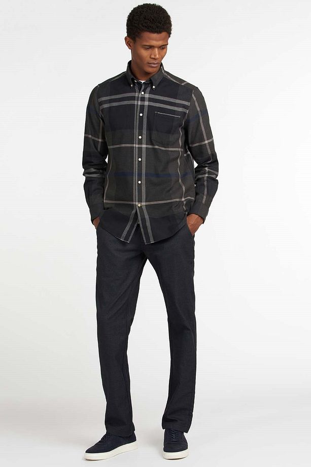 Erkek Dunoon Tailored Gömlek Gy38 Graphit - 3