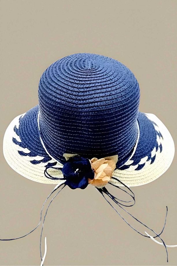 Kadın Organik Hasır Yazlık Cloche Şapka - 5