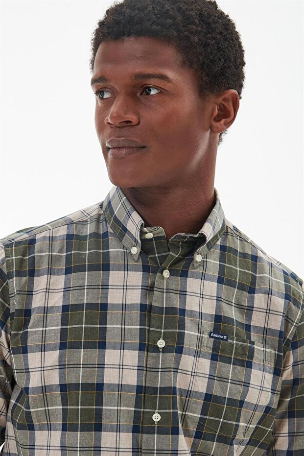 Wetherham Tailored Gömlek Tn16 Forest Mist Tartan - 3