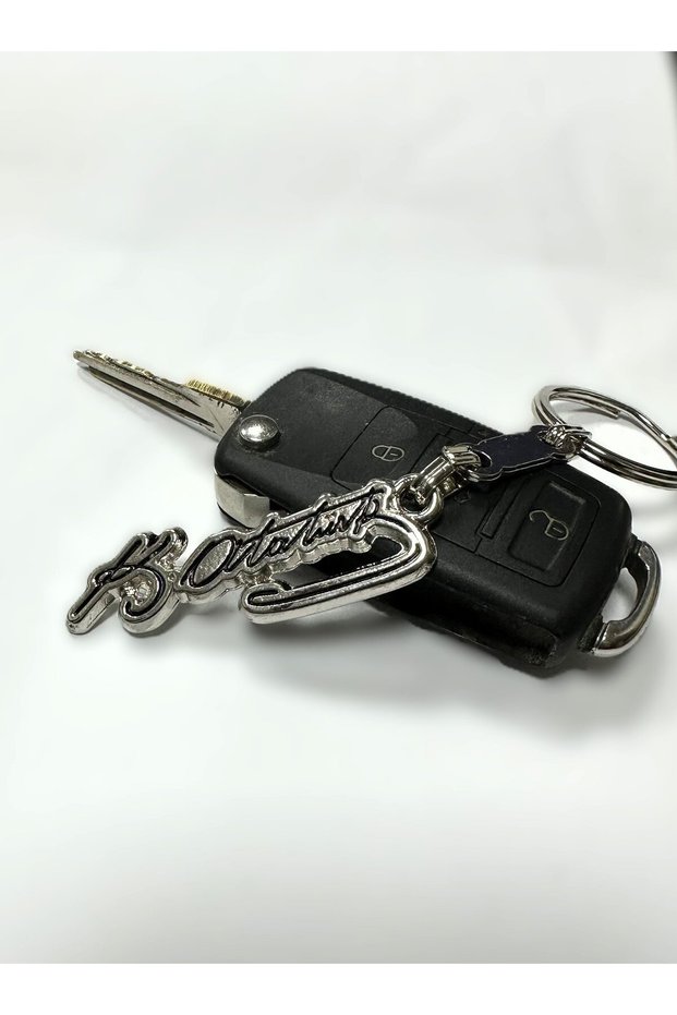 K.Atatürk 3D Silver Color Auto Keychain
