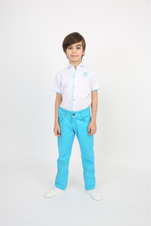 Boys' Top and Bottom Set April 23 October 29 November 19 May Show Costumes D026