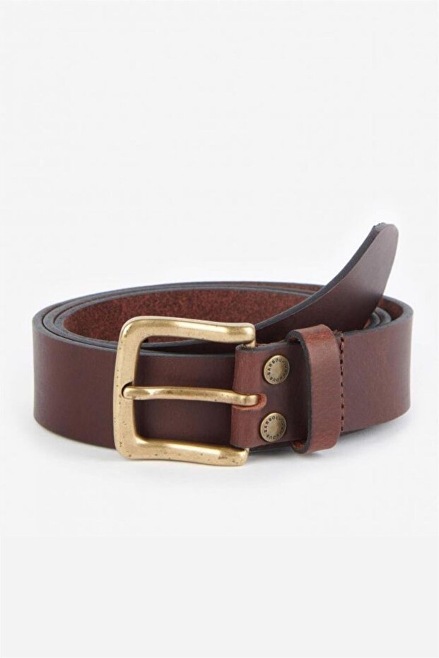 Double Rivet Kemer Br51 Dk Brown - 1