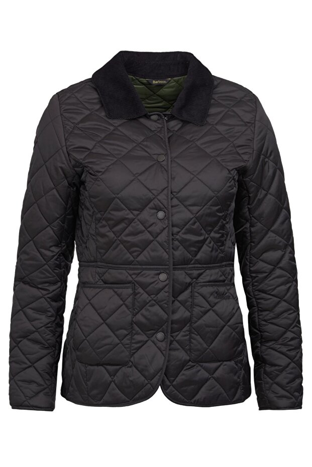 Deveron Kapitone Ceket Bk91 Black-olive - 2