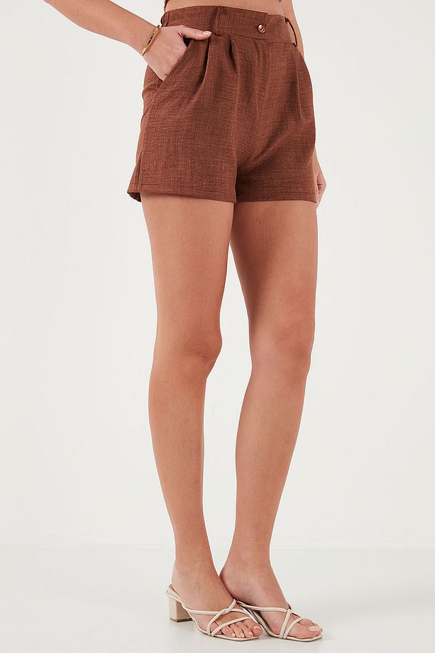 Kırçıllı Regular Fit Cepli Kısa Şort ŞORT 5866201 - 6