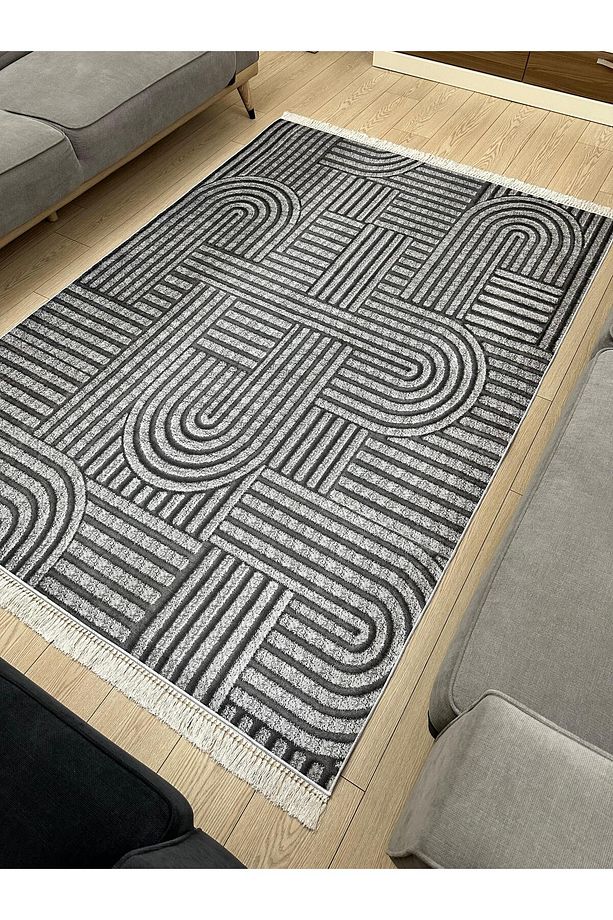 Yıkanabilir Kaymaz Taban Salon ve Oturma odası Halısı 4m² Dört Metrekare ve 6m² Altı Metrekare Ölçü - 4