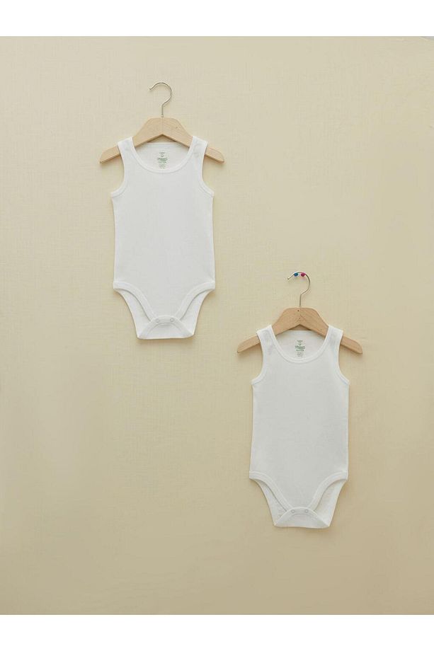 Bisiklet Yaka Erkek Bebek Çıtçıtlı Body 2'li - 1