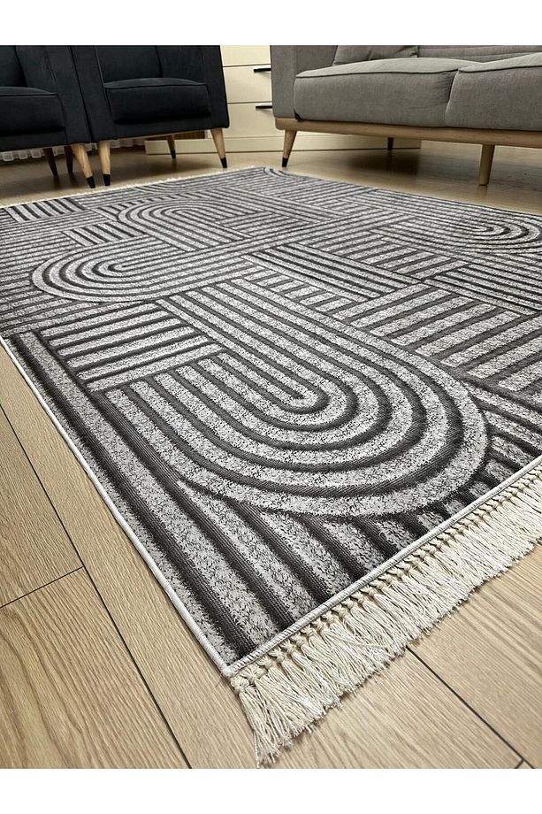 Yıkanabilir Kaymaz Taban Salon ve Oturma odası Halısı 4m² Dört Metrekare ve 6m² Altı Metrekare Ölçü - 5