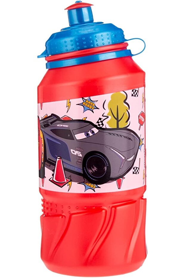 CARS BOTTLE 6CMX6CMX16CM red and blue