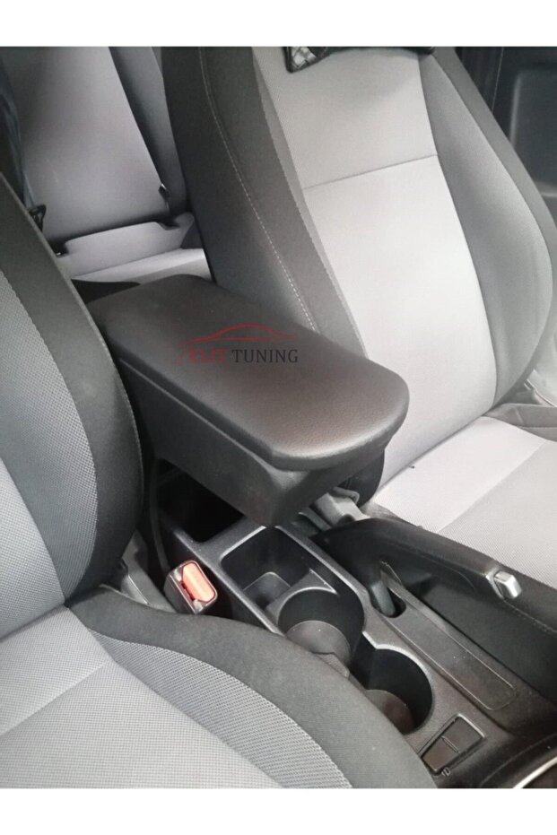 ElitTuning Hyundai I20 Uyumlu Deri Kol Dayama Kolçak Siyah Özel Üretim Mdf