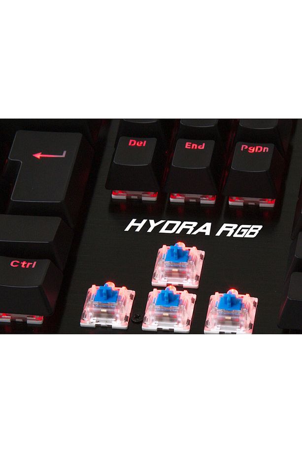 Hydra R6 Full Color Rgb Led Gaming Pro Blue Switch Mekanik Klavye - 4