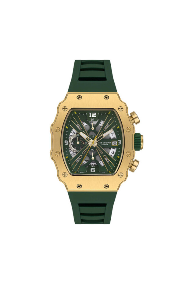 Lee Cooper Men's Multi Function Green Dial Watch - LC08062.177