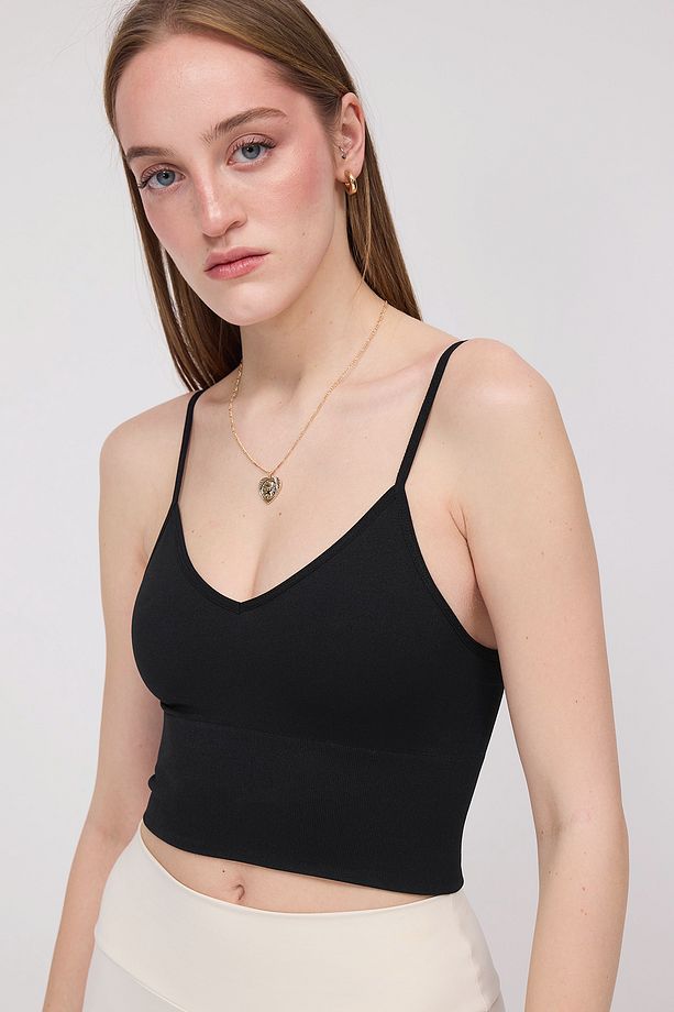 İp Askılı Crop Atlet A009 - 2