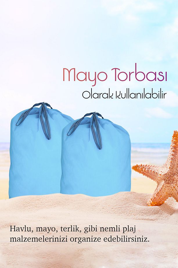Mayo Torbası Bebek Bezi Torbası Kirli Temiz Kıyafet Torbası Valiz Içi Organizer Oyuncak Torbası - 3