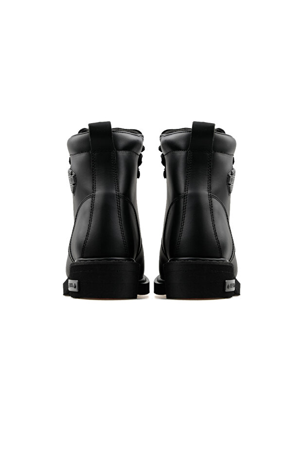 Gibson Black Leather Bot & Bootie - 4