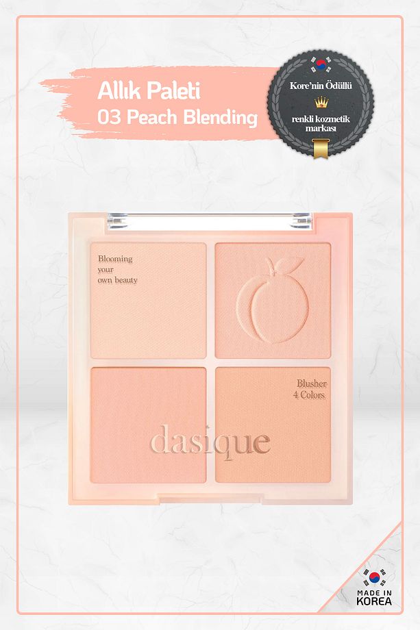 Kore Allık Blending Mood Cheek 03 Peach Blending - Made In Korea (MARİCO COSMETİC) - 1