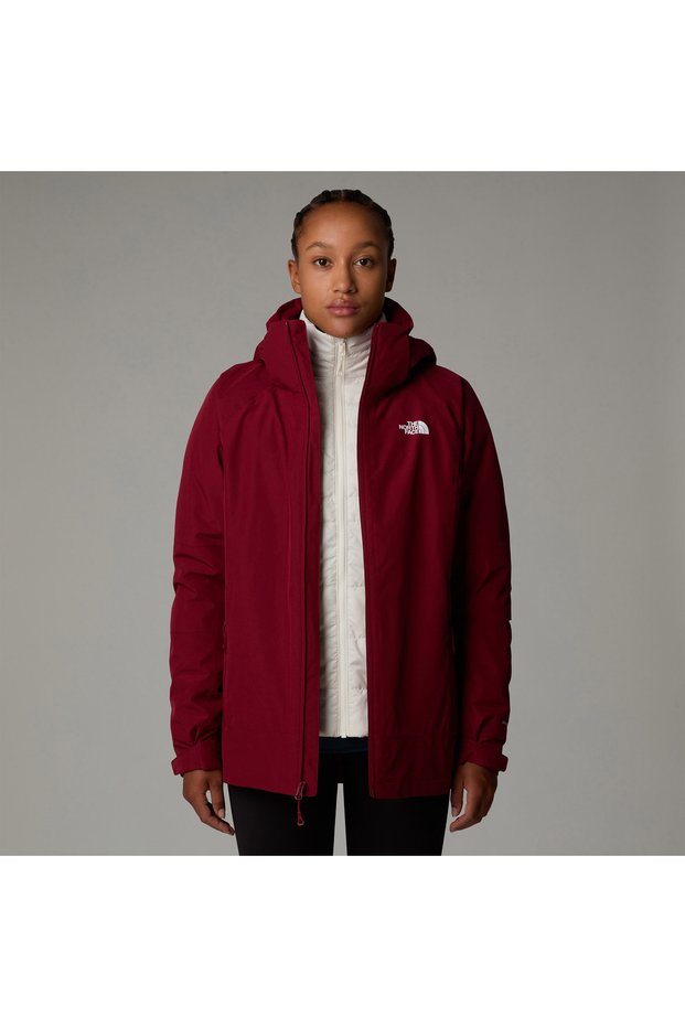Inlux Triclimate Women's Burgundy Outdoor Coat