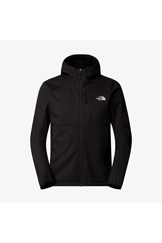 Quest Hooded Softshell Erkek Siyah Outdoor Kapüşonlu Mont - 5