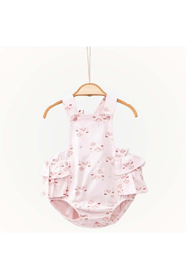 Girl's Ruffled Salopette