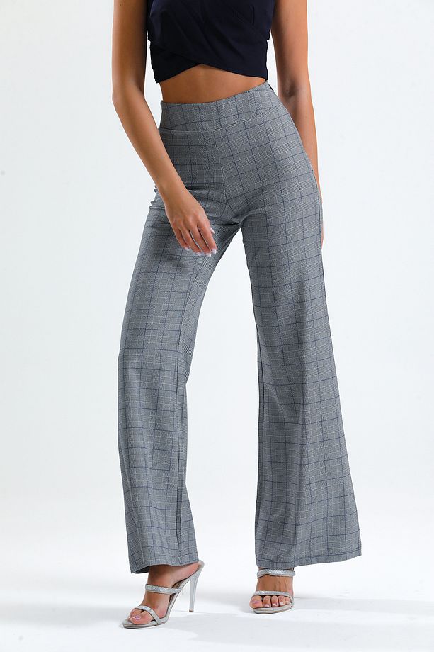 Ekose Pantolon | Pnt31679 Lacıvert - 4