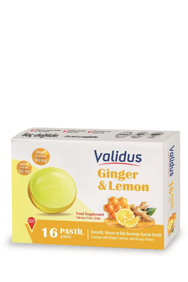 Lemon + Ginger + Honey 16 Pastille