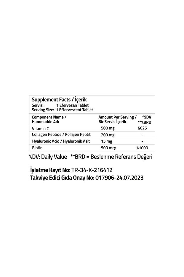 Collagen Beauty 15 Effervescent Tablets - 3