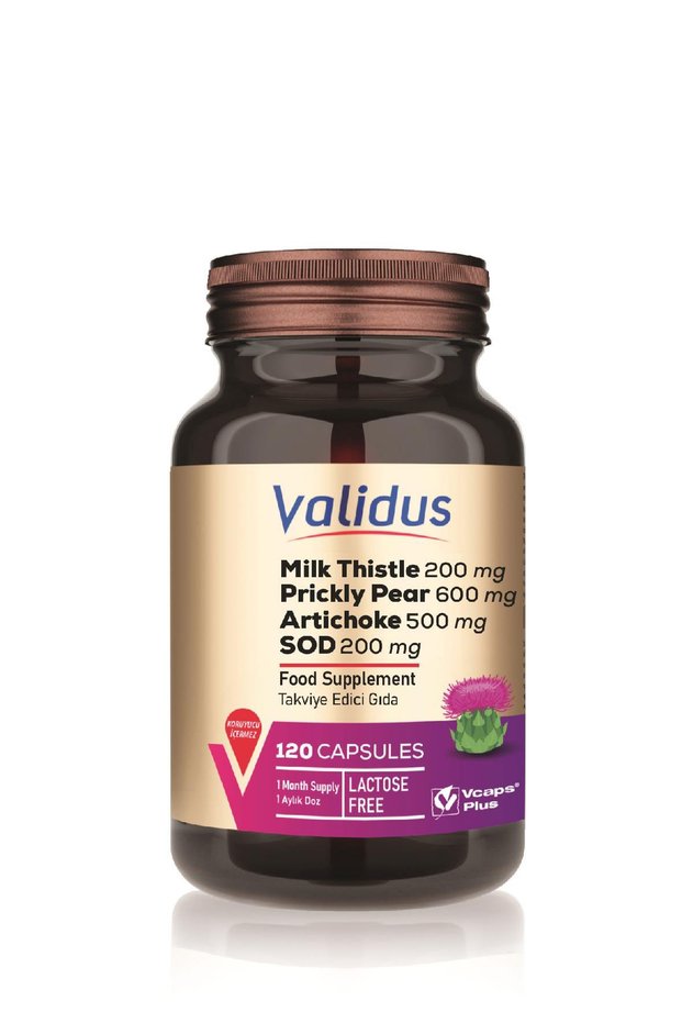 Liver Milk Thistle 200 Mg Artichoke 500 Mg 120 Capsules