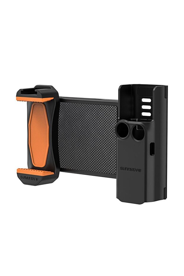 Black Phone Holder Set Expansion Accessories for Osmo Pocket 3/4, Universal Mini Extension Pole Trip
