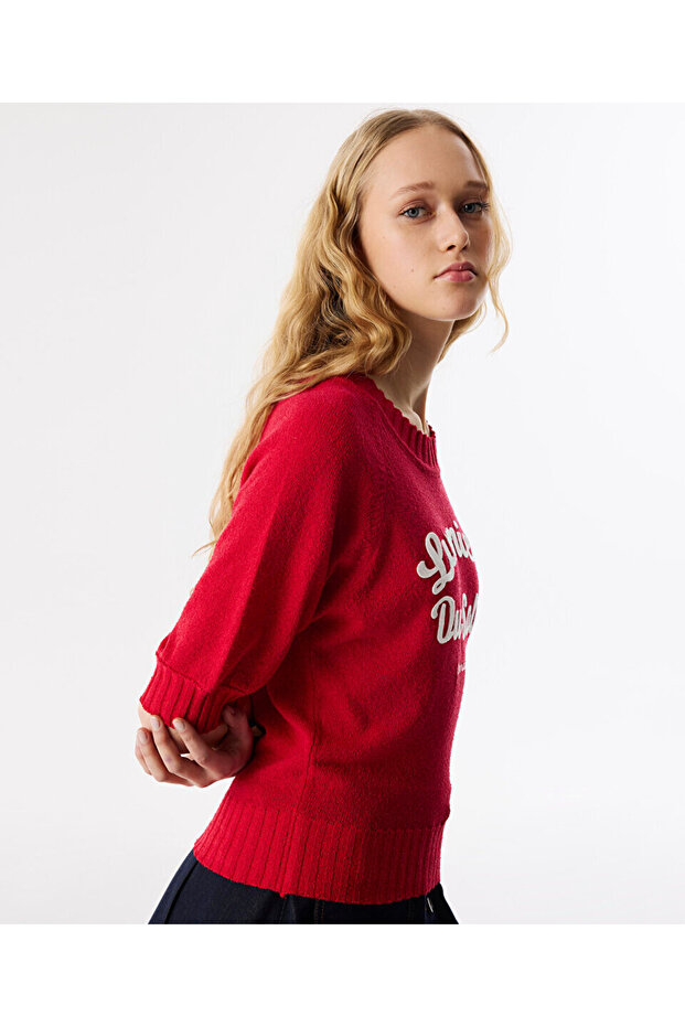 SLOGAN BASKILI TRİKO - 5