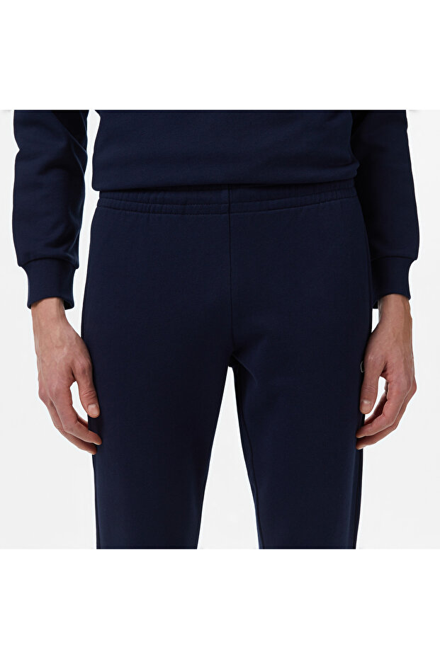 Erkek Slim Fit Organik Pamuk Lacivert Eşofman Altı - 5