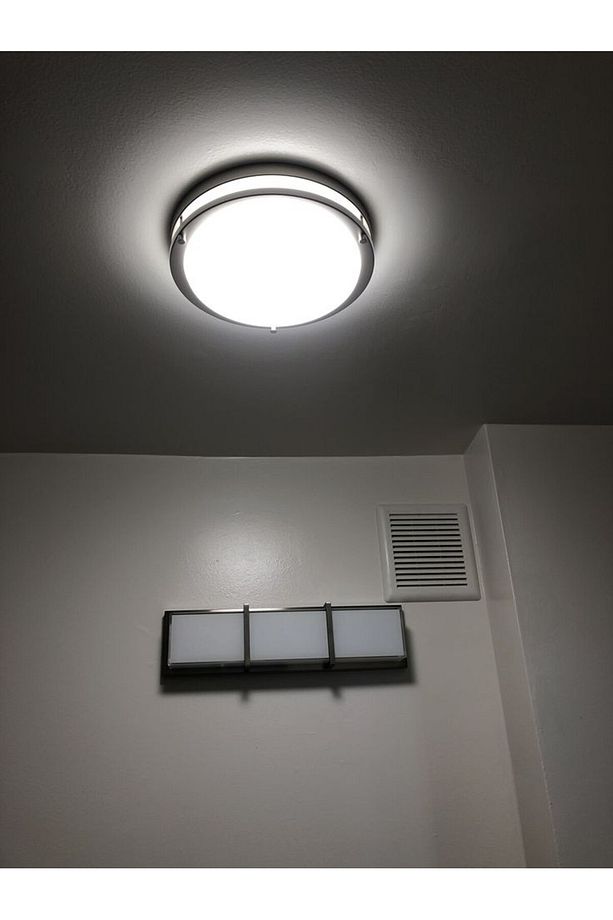 Elektrikle Çalışır Radar Sensörlü Karanlıkta Hareket Gördükçe Yanar 24 Watt 4000 Kelvin Led Aplik - 1