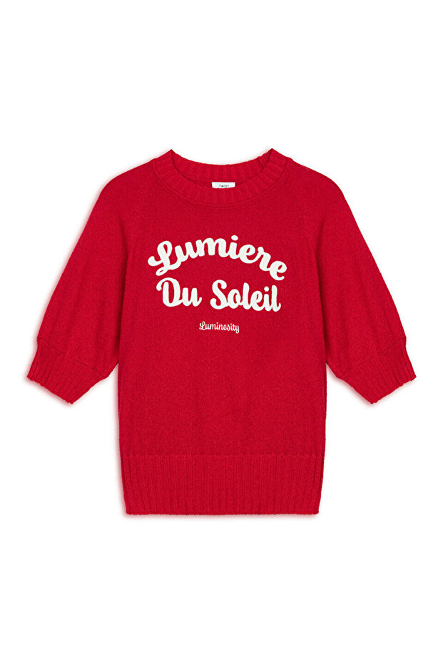 SLOGAN BASKILI TRİKO - 3