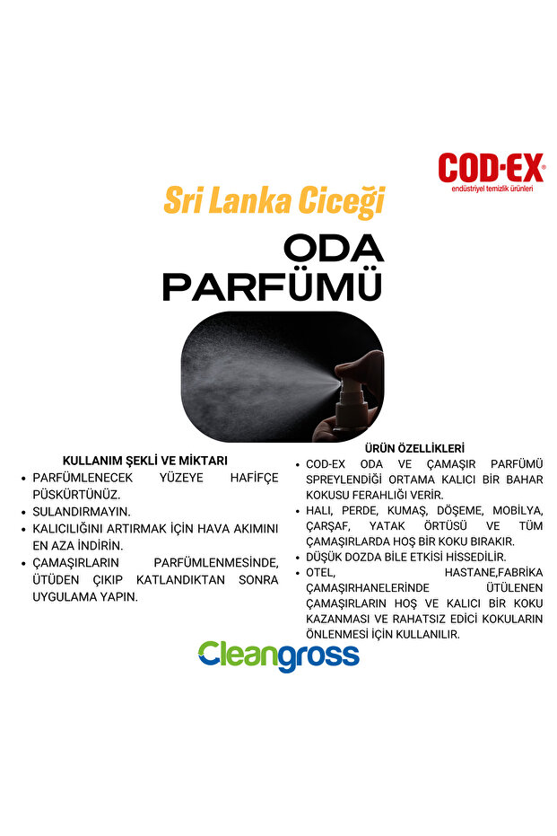 Oda Ve Çamaşır Parfümü 4 L - 3