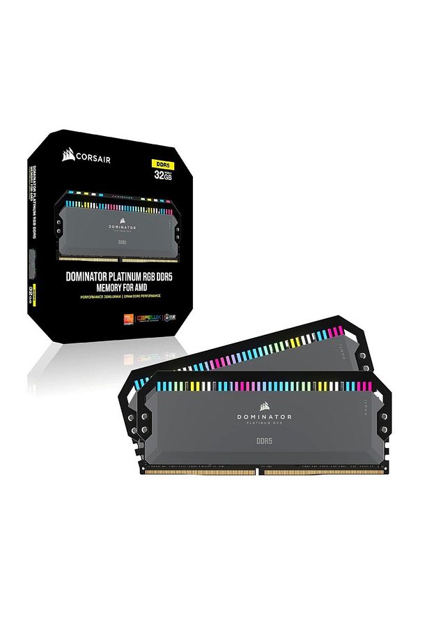 Domınator Platınum 32gb (2X16GB) 6000mhz Cl30 Ddr5 Expo/xmp Cmt32gx5m2b6000z30k Rgb Ram - 3