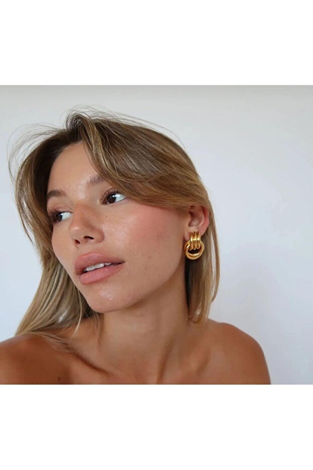 Çelik Margot Küpe - 3