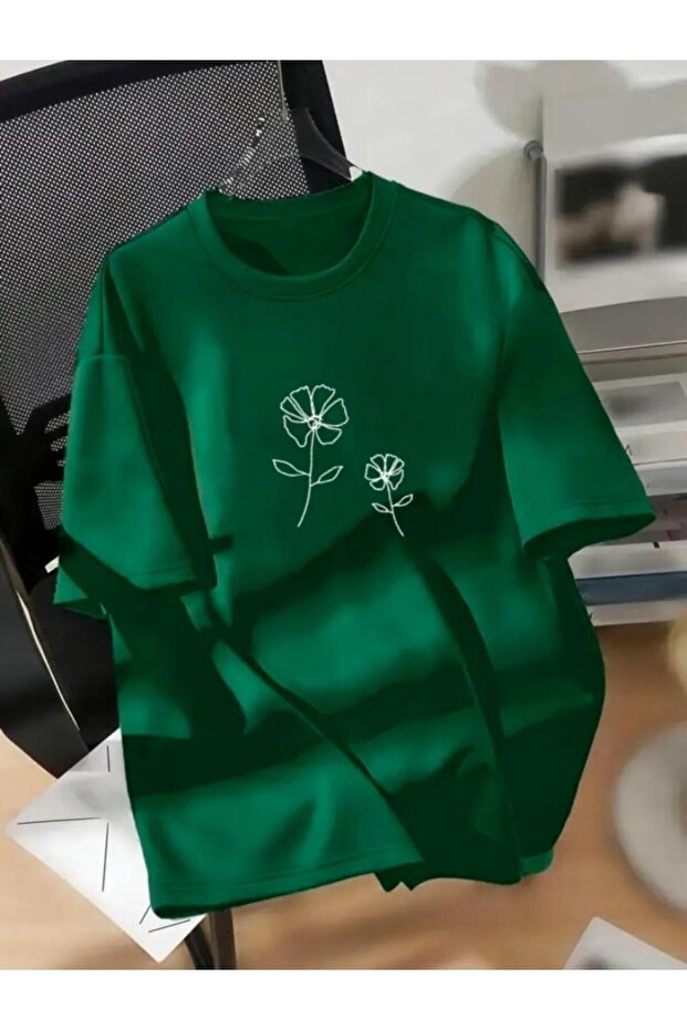 Baskılı Basic T-shirt - 1