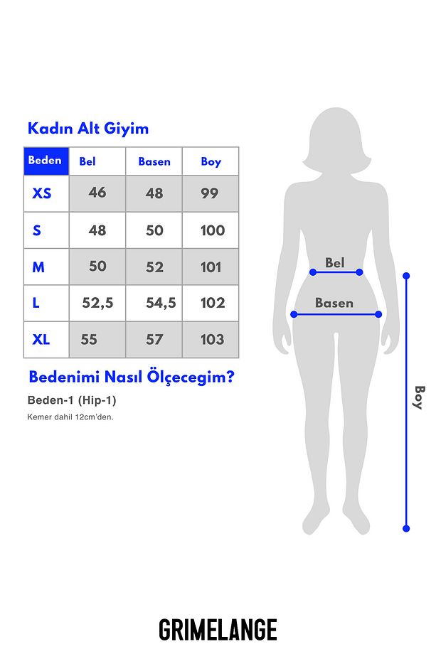 KLED Kadın Bağcıklı Geniş Paça Regular Ekru Eşofman Altı - 4