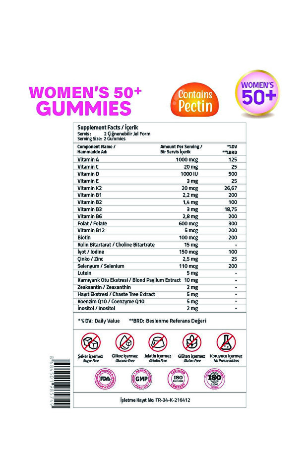Womens 50+  60 Gummies - 3