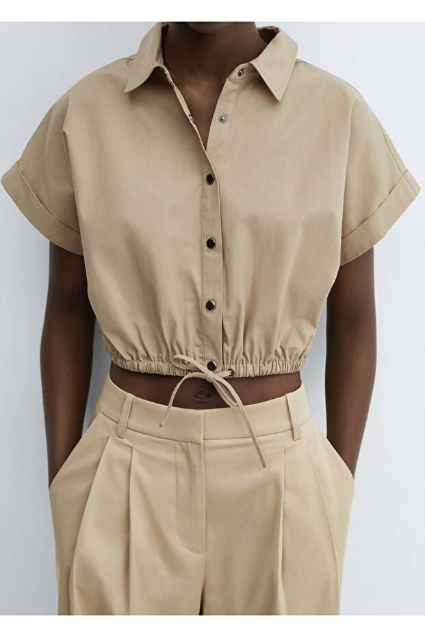 قميص قصير بأطراف قابلة للتعديل - 5
