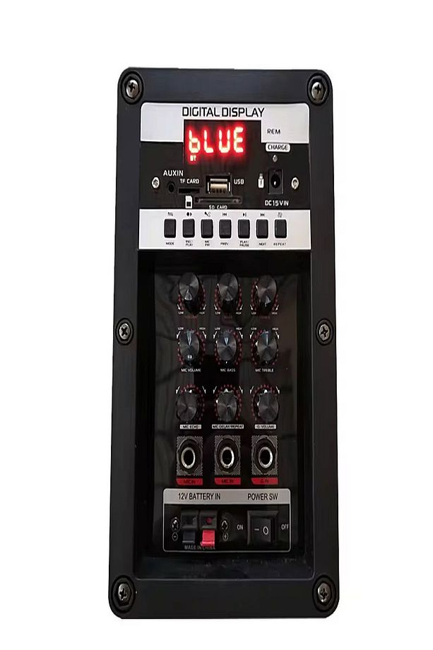 Lt-908 Süper Bass Şarjlı Mikrofonlu Hoparlör Karaoke Sistemi 40 Watt Taşınabilir Parti Box - 4