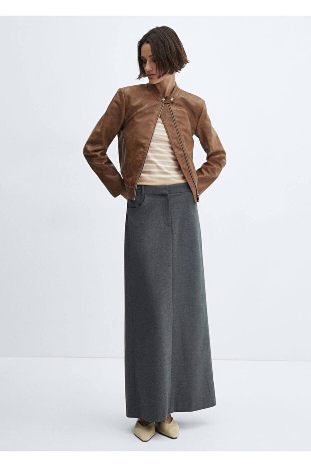 Μπλουζάκι με ριγέ λαιμόκοψη - 2