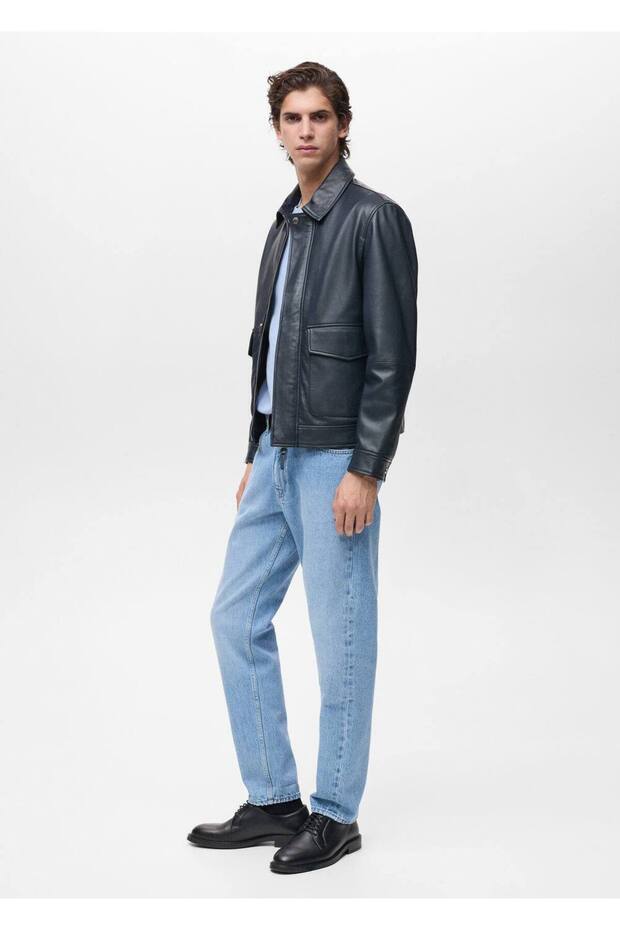 Tapered fit jean pantolon - 6