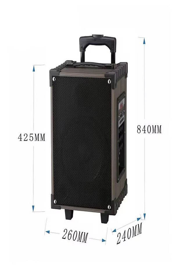 Lt-908 Süper Bass Şarjlı Mikrofonlu Hoparlör Karaoke Sistemi 40 Watt Taşınabilir Parti Box - 2