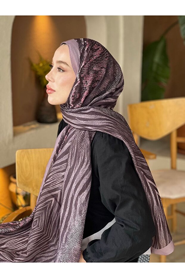 شال لينا بنمط الترتر - 2