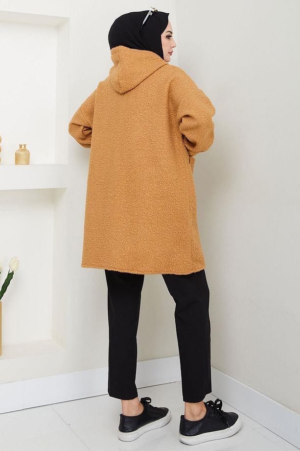 Oversize Buklet Kaban Camel HM2657 - 5