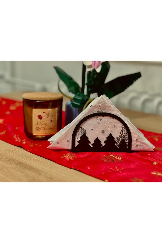 Christmas Tree Napkin Holder – Stylish and Festive Design