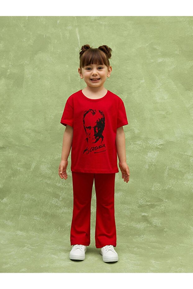 Beli Lastikli Basic ispanyol Paça Kız Bebek Tayt (S4) - 2