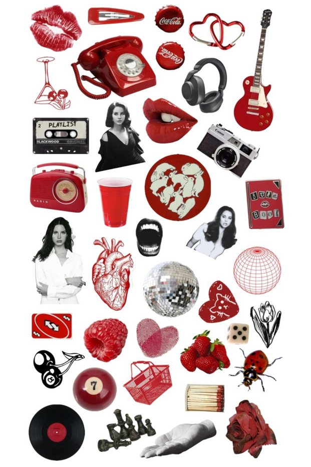 Lana Del Rey Themed 39 Piece Giant Set Laptop Tablet Phone Agenda Bullet Journal Sticker