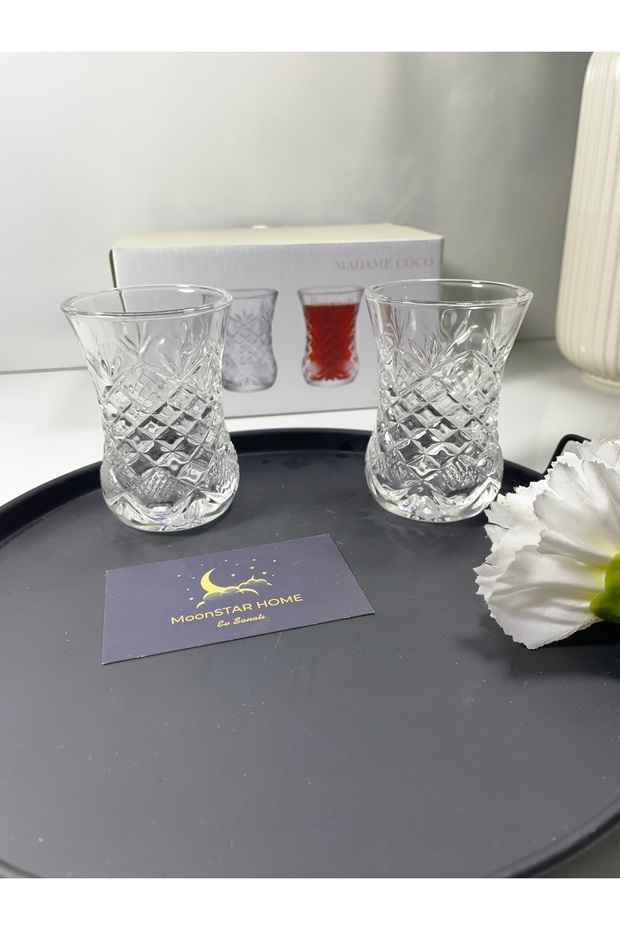 Lucie 6 'lı Çay Bardağı Seti - 100ML - 2