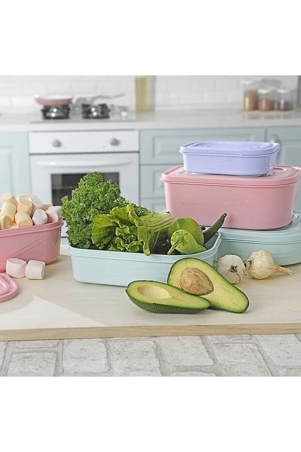 4 Lt Multi-Purpose Food Pulses Flour Sugar Storage Container with Lid - 3