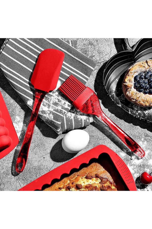 Silikon Spatula Ve Silikon Fırça 2'li Set - 4